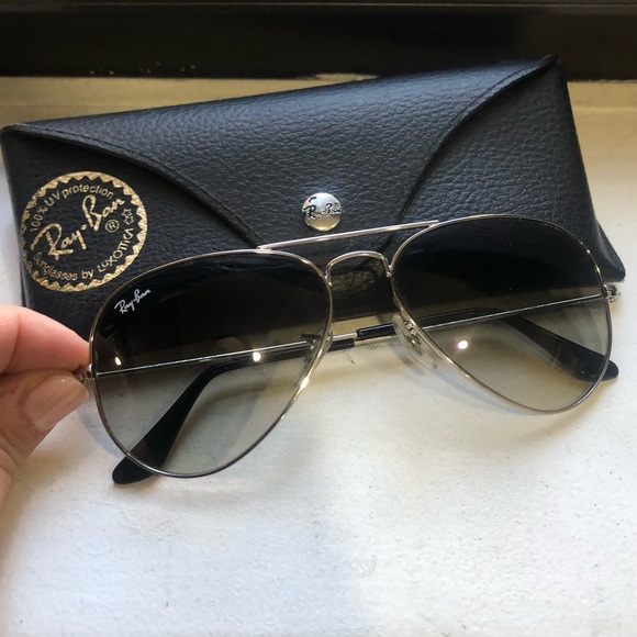 Ray-Ban Accessories - Silver Ray Ban Aviators - Large